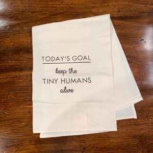 “Today’s Goal” Tea Towel